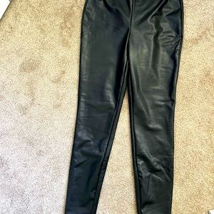 Express faux leather pant. NWT size small